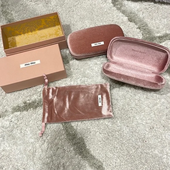 Miu Miu | Accessories | Box 2 Sunglasses Case One Glasses  display picture 3